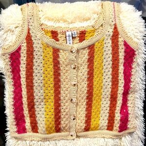 Striped Sweater Tank